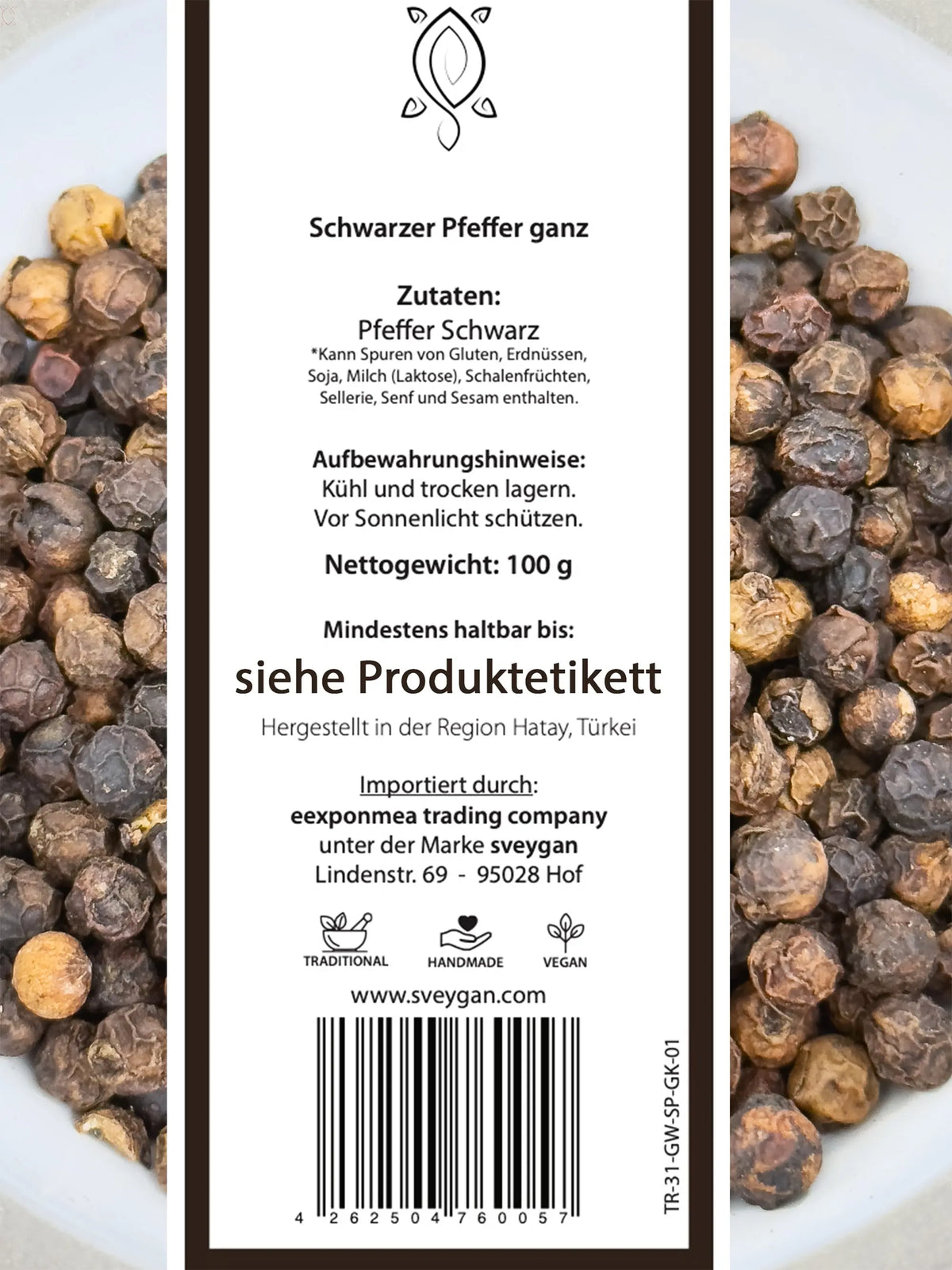 Pfeffer 100g - sveygan - Premium Mediterran