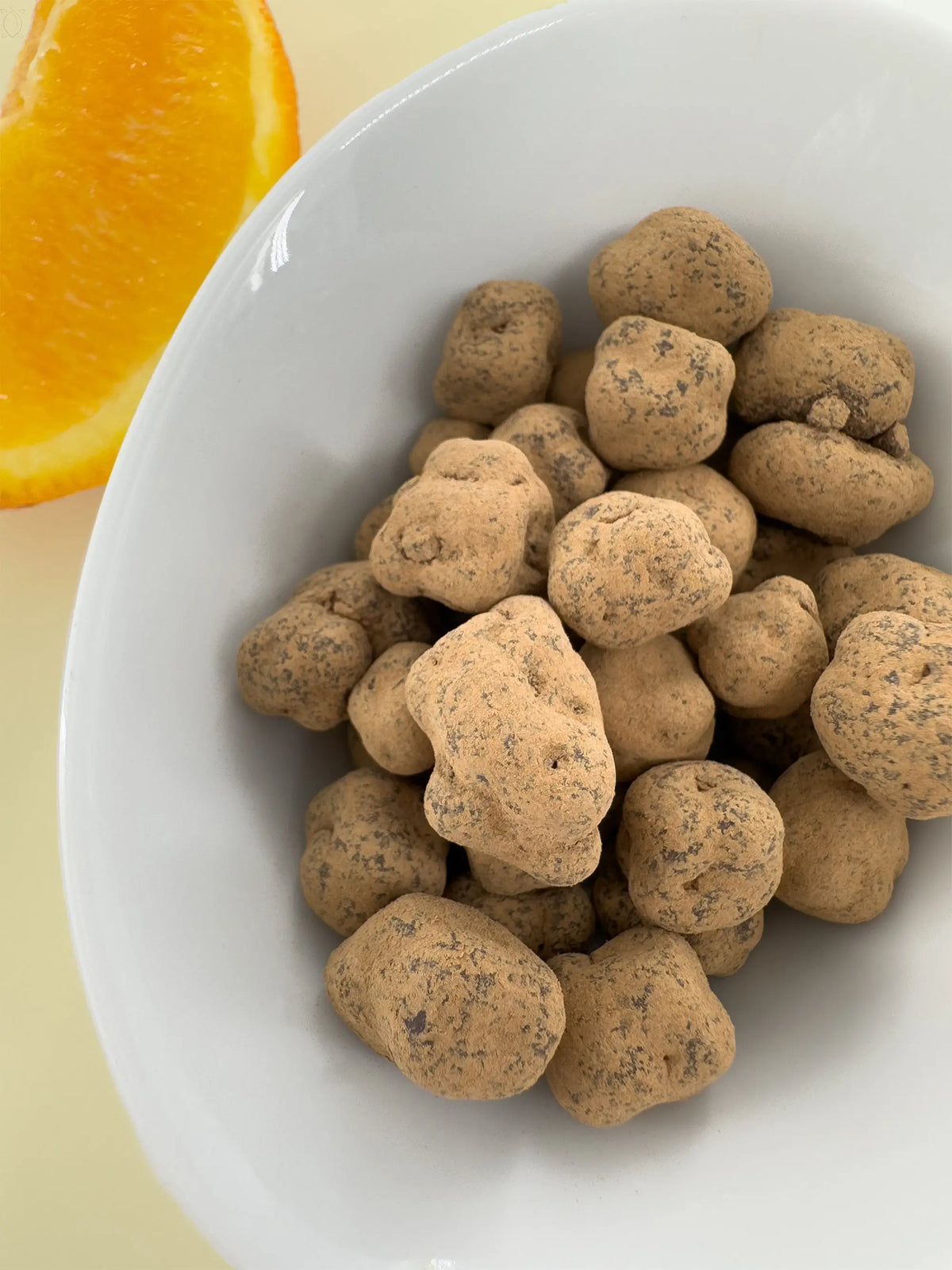 Orangen in Bitterschokolade 100g - sveygan - Premium Mediterran