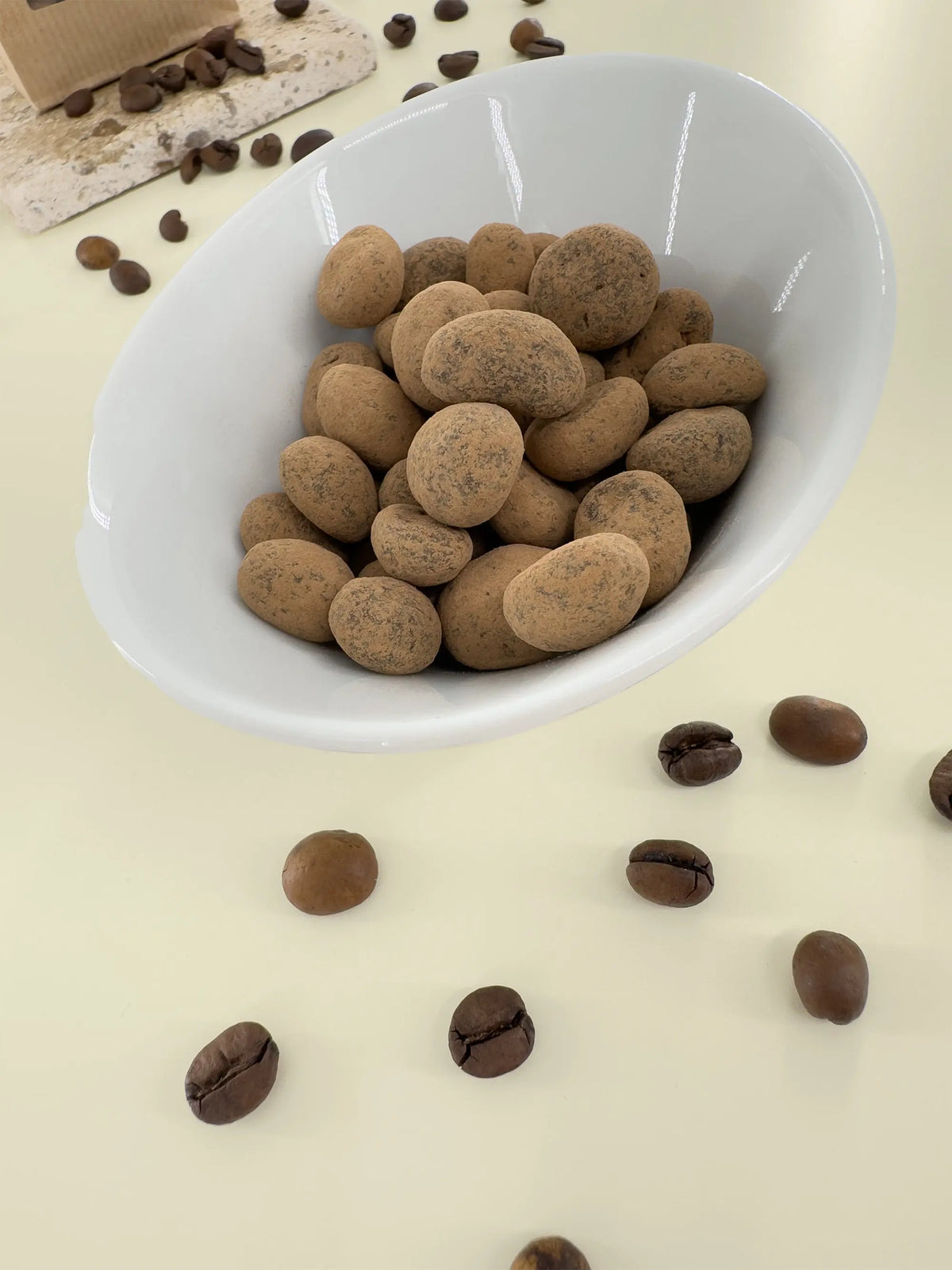 Kaffeebohnen in Bitterschokolade 100g - sveygan - Premium Mediterran